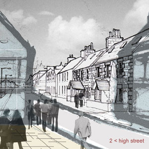 sketch of high street